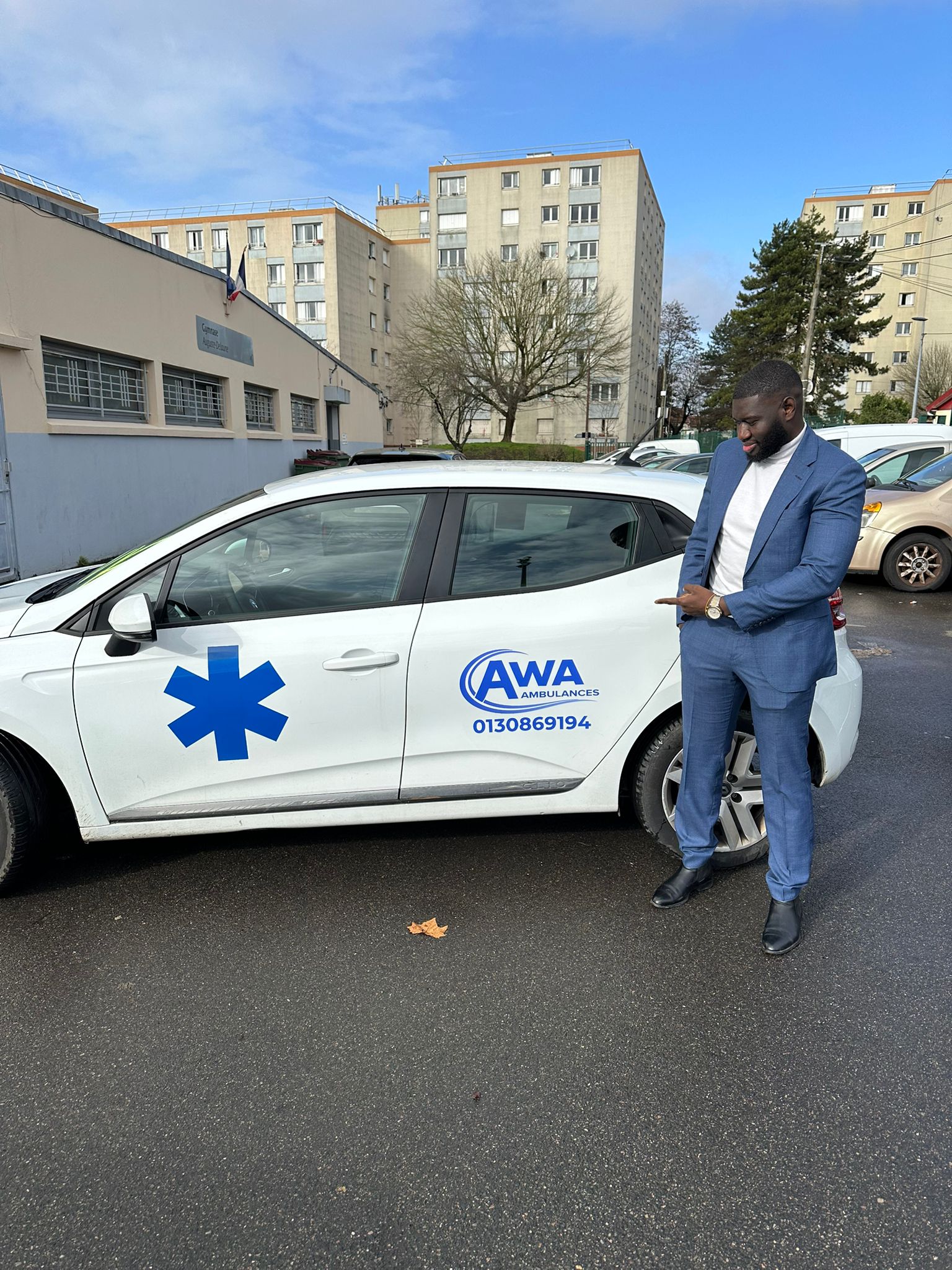 Équipe ambulance humaine et professionnelle